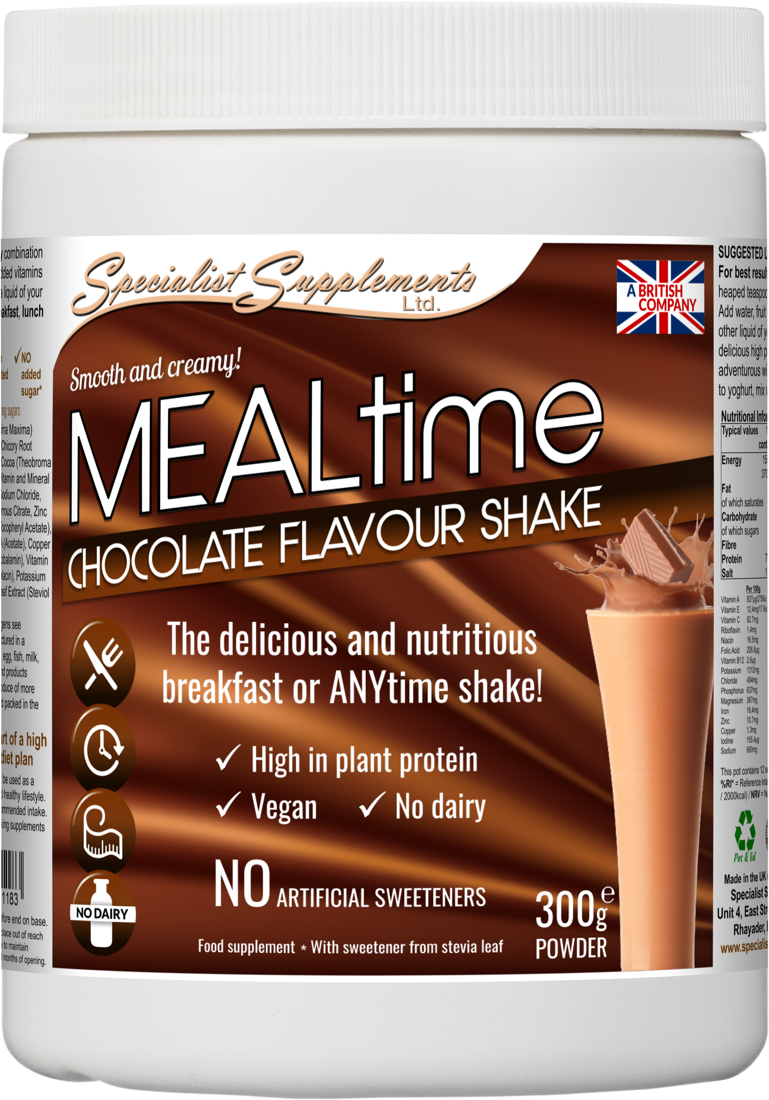 MEALtime (Chocolate) - front of pack