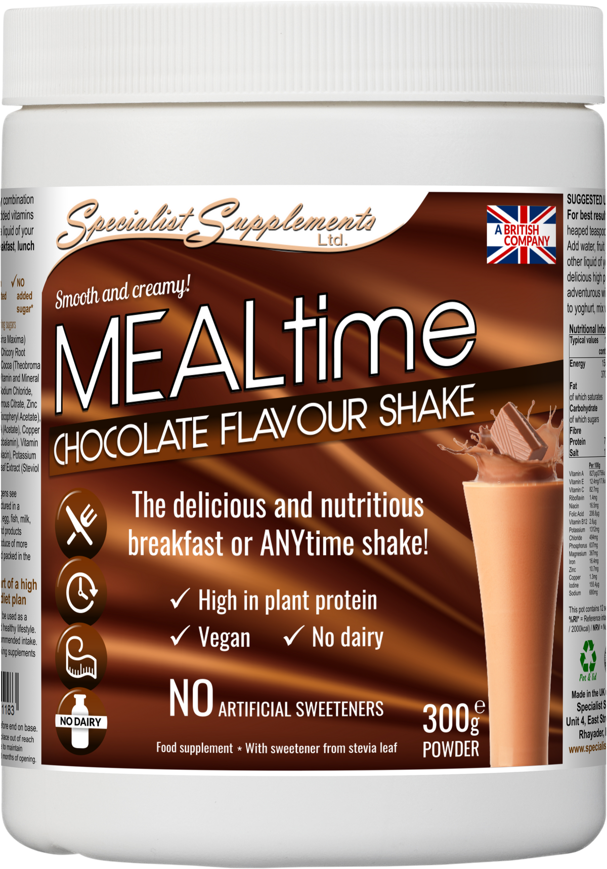 MEALtime (Chocolate) - front of pack
