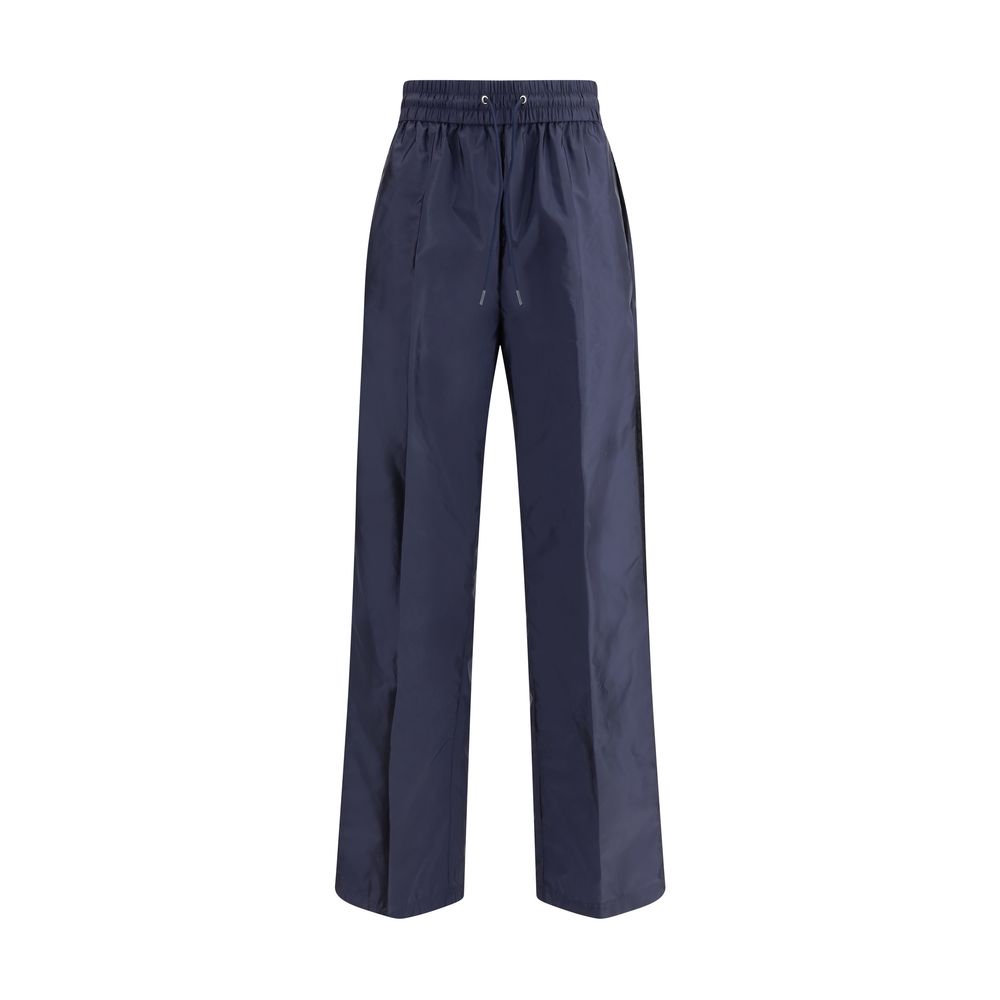 Prada Blue Recycled Polyamide Casual Pants