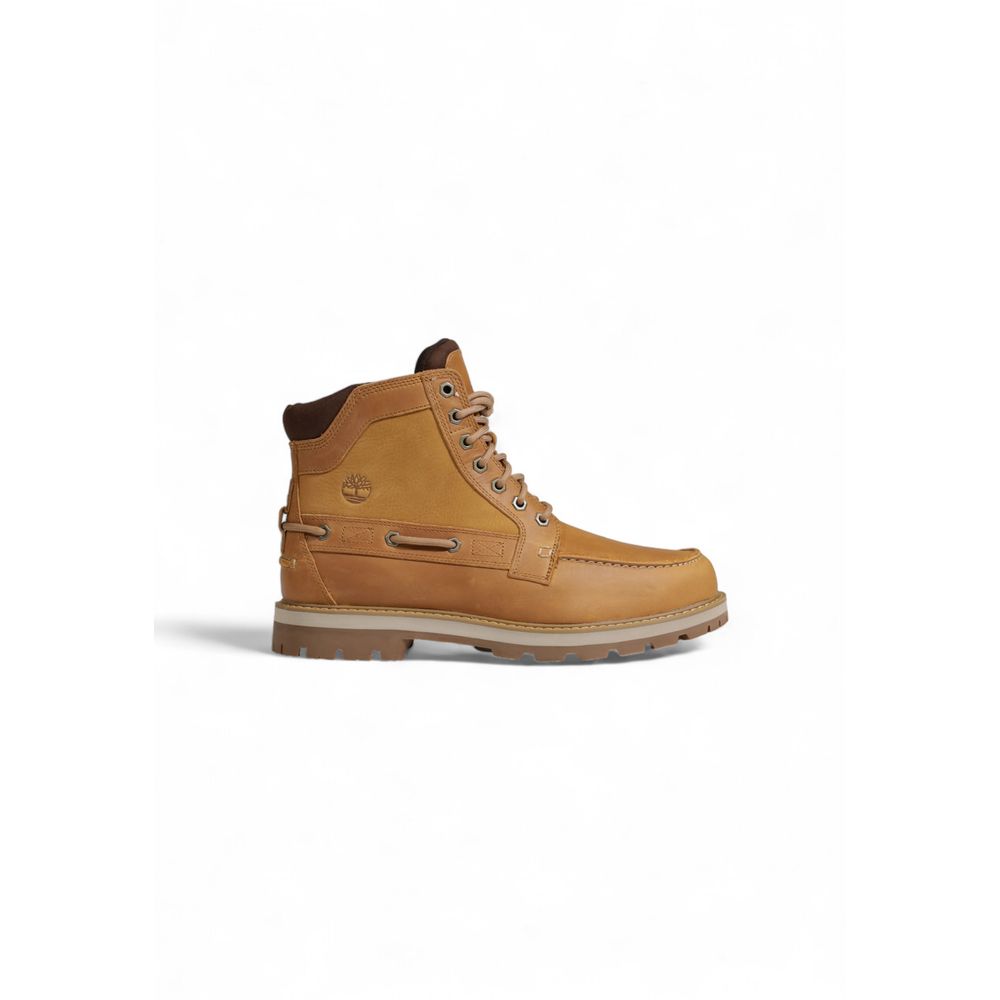 Timberland Beige Suede Leather Oxfords And Derby