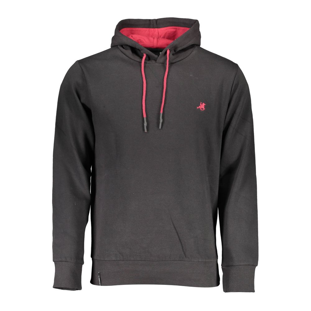 U.S. Grand Polo Black Cotton Men Sweater