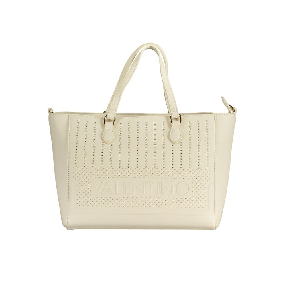 Mario Valentino White Polyethylene Handbag