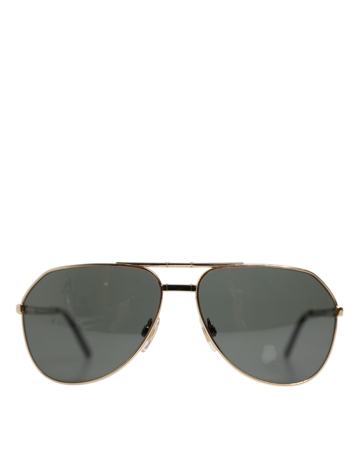 Dolce & Gabbana Gold DG2106K Pilot Frame Tinted Lens Polarized Sunglasses