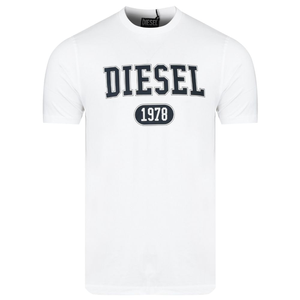 Diesel White Cotton T-Shirt