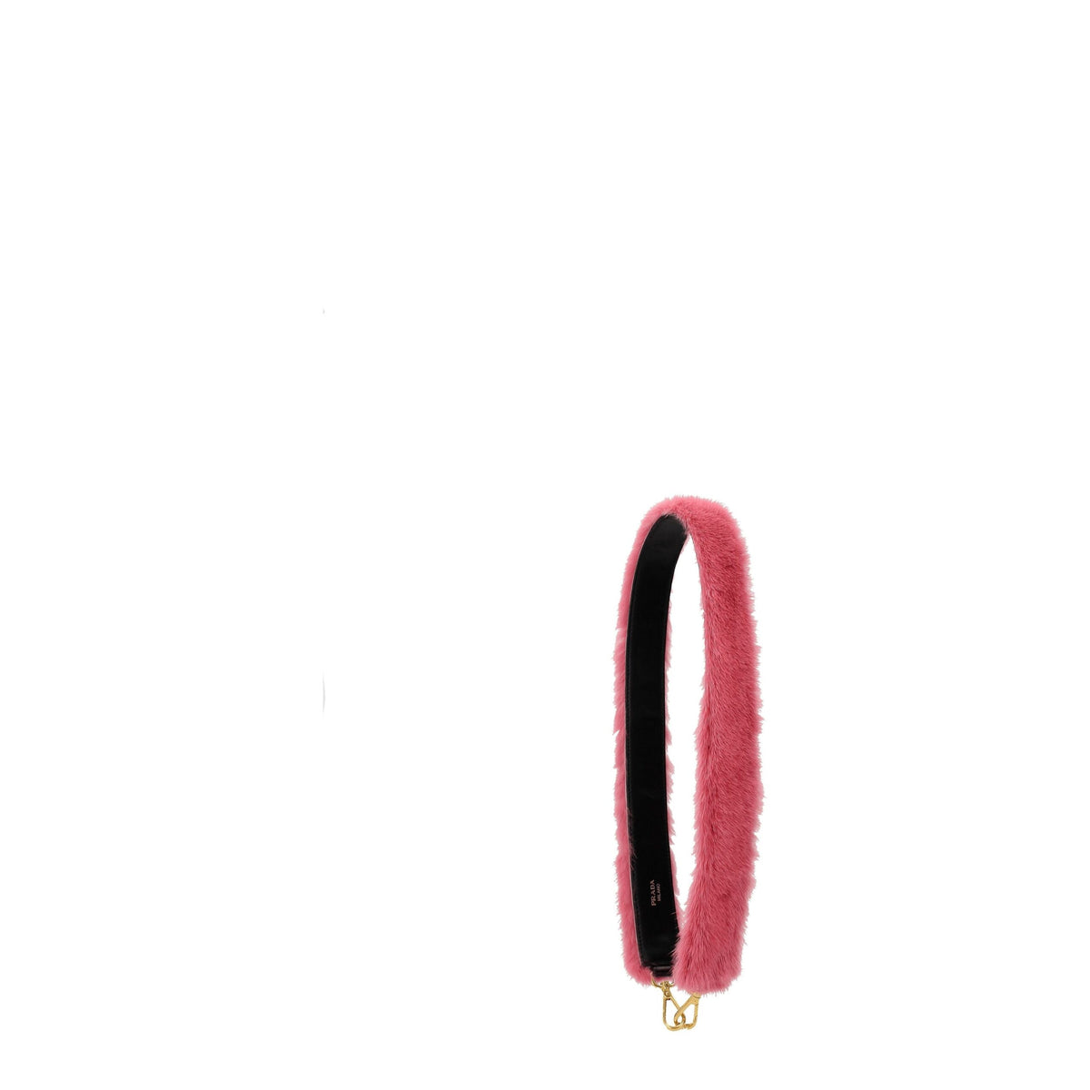 Prada Pink Fur Shoulder Bags
