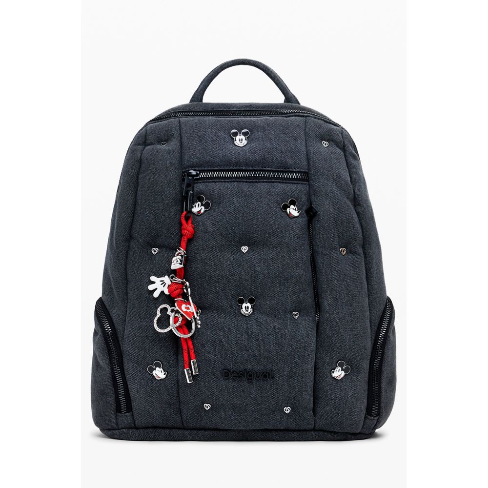 Desigual Gray Polyester Women Backpack