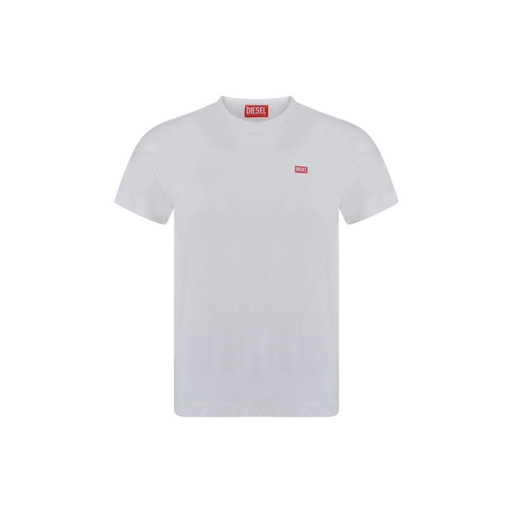 Diesel White Cotton T-Shirt