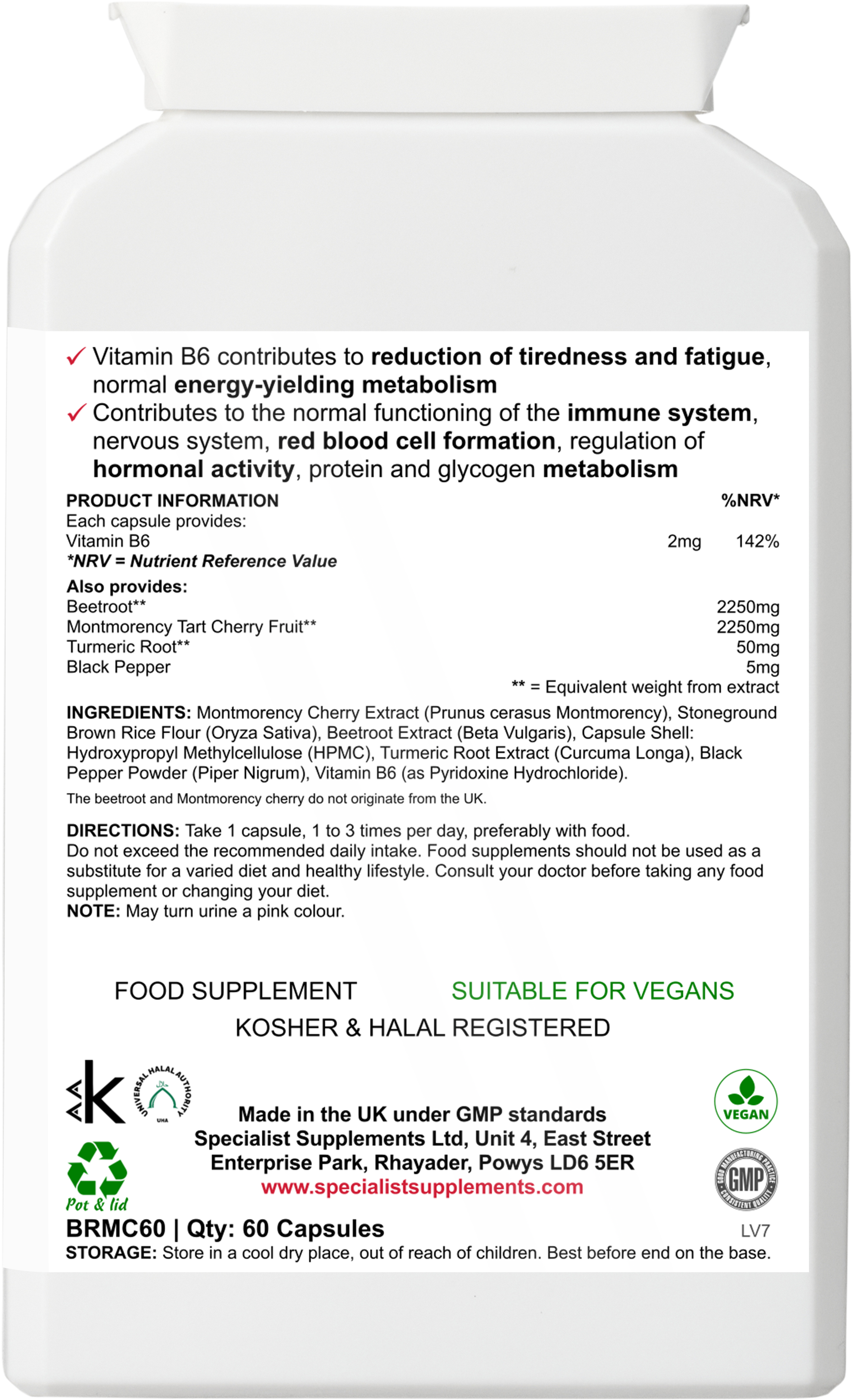 CherryBeet - back of pack