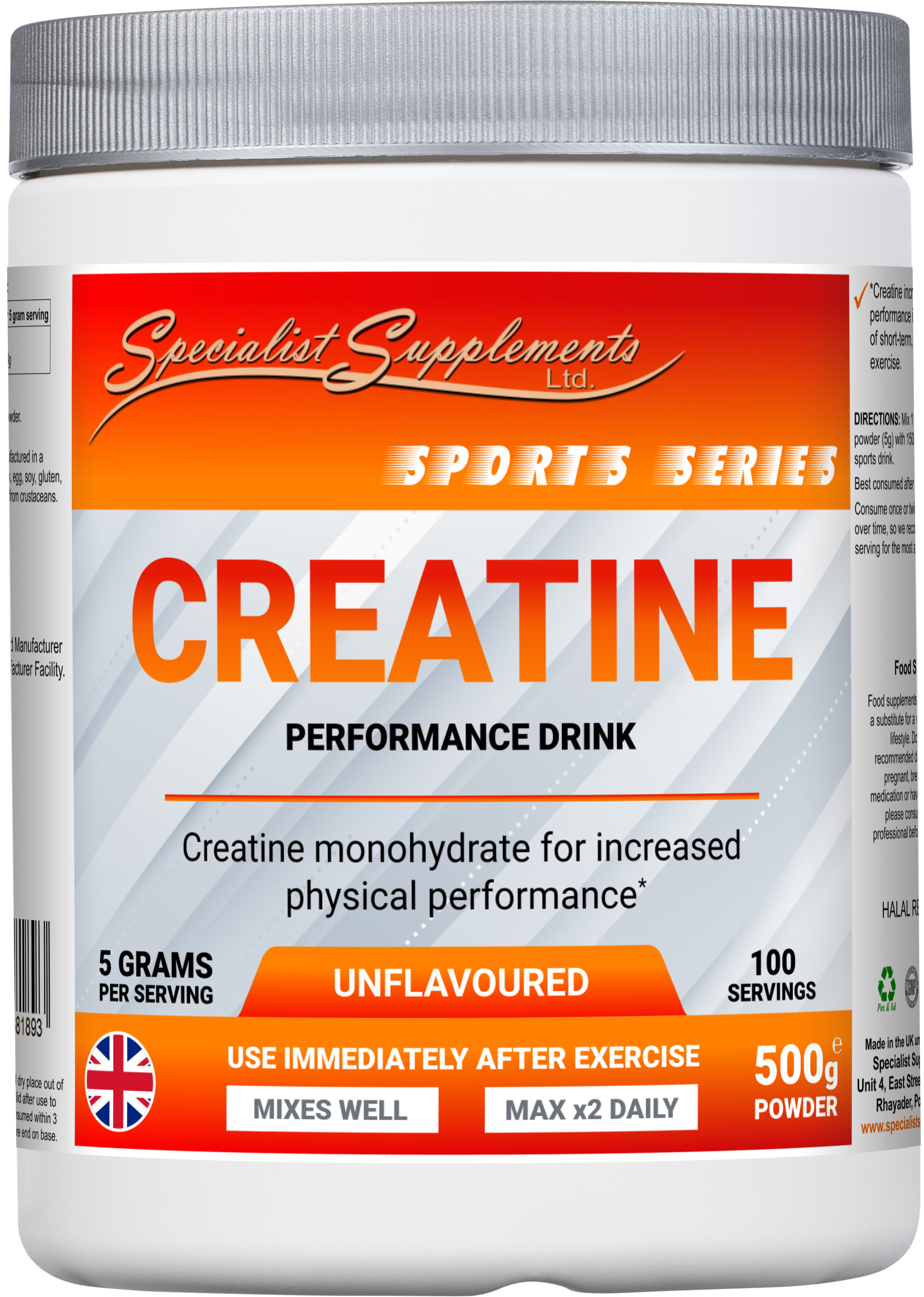 Creatine - front of pack