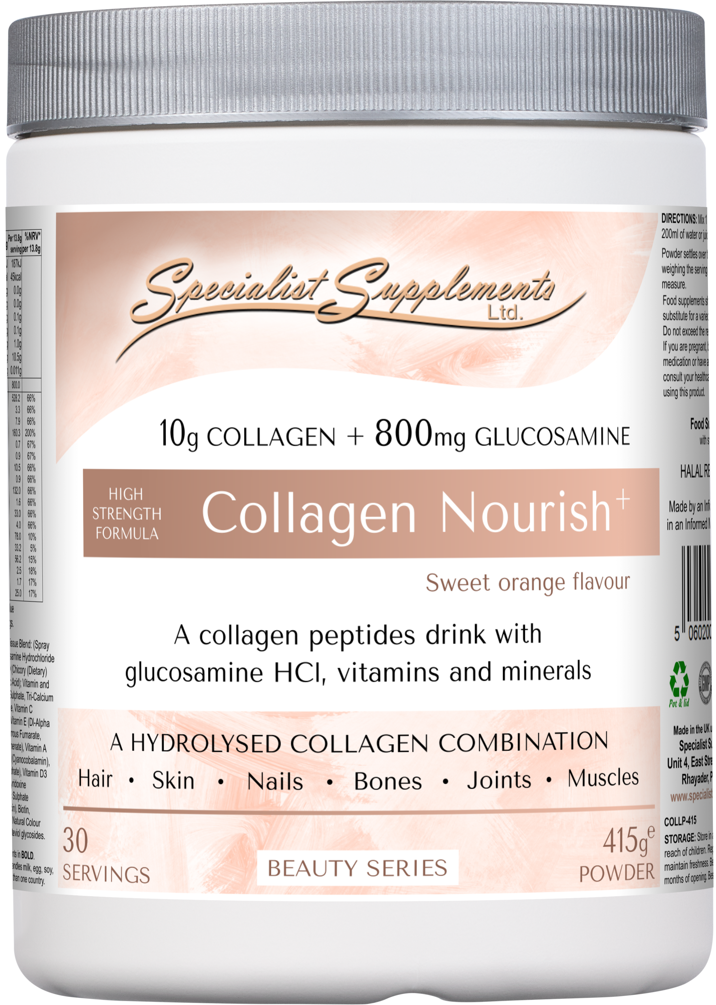 Collagen Nourish + - front of pack