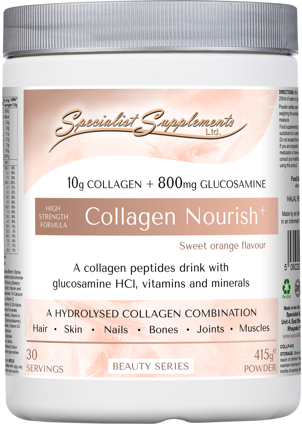Collagen Nourish + - front of pack