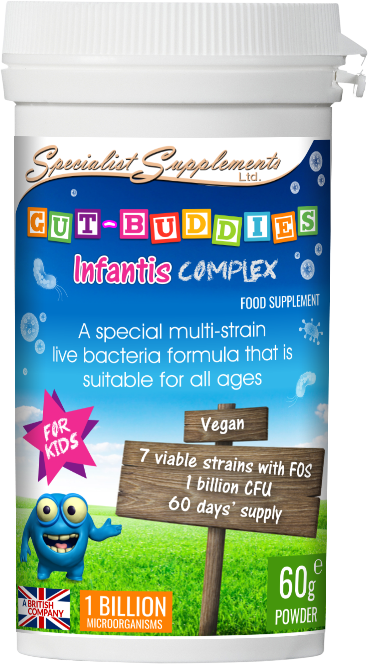 Gut Buddies Infantis Complex - front of pack
