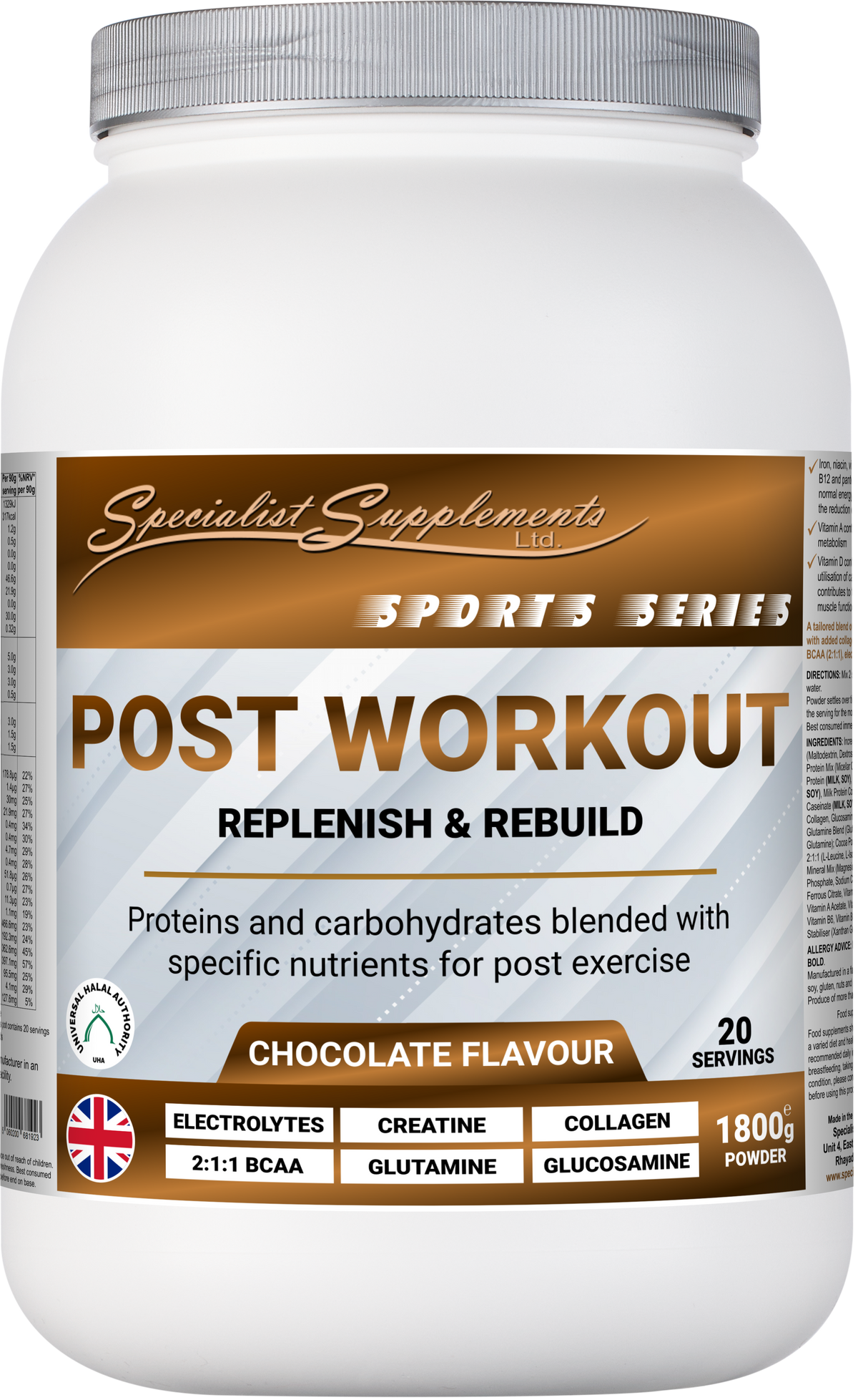Post Workout - front of pack