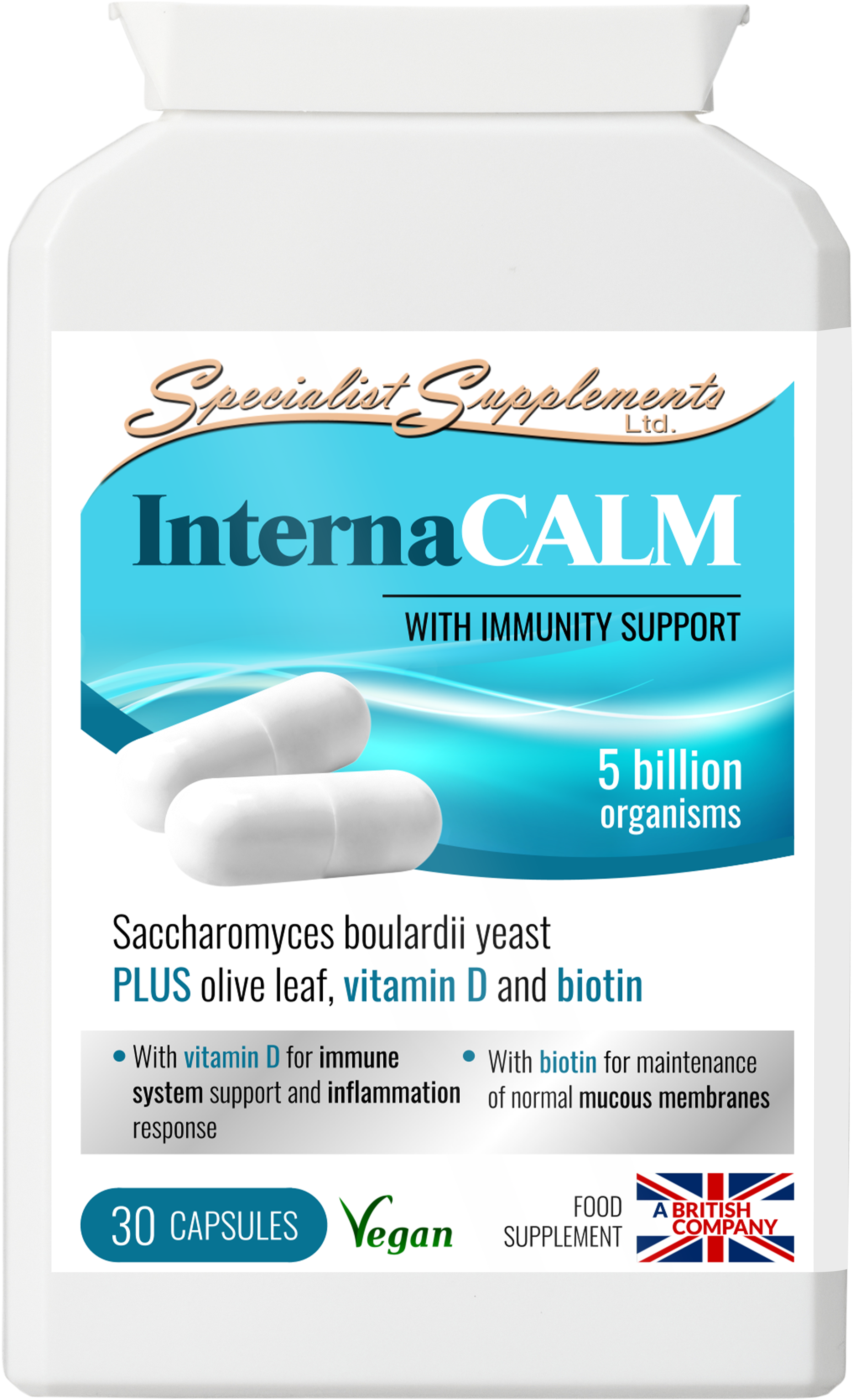 InternaCALM - front of pack