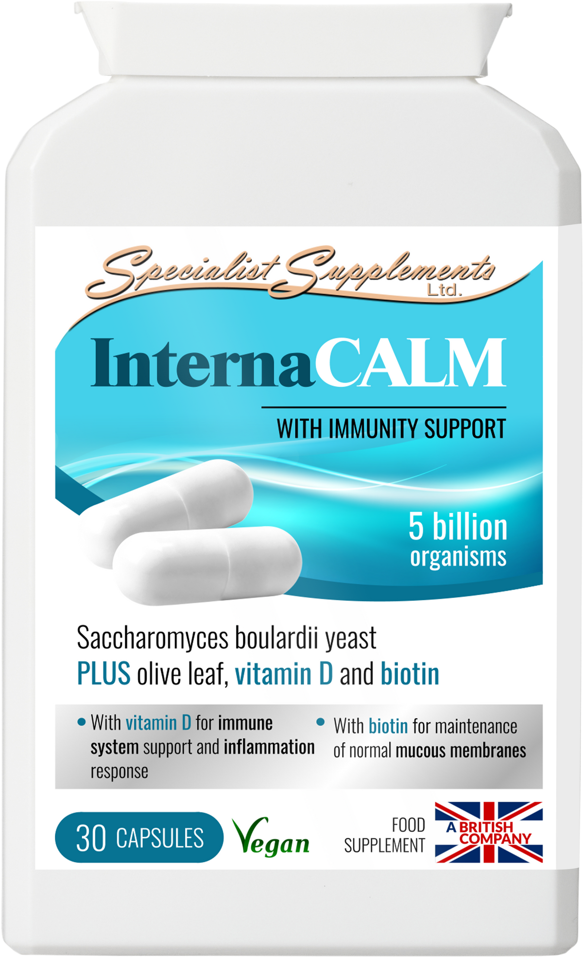 InternaCALM - front of pack