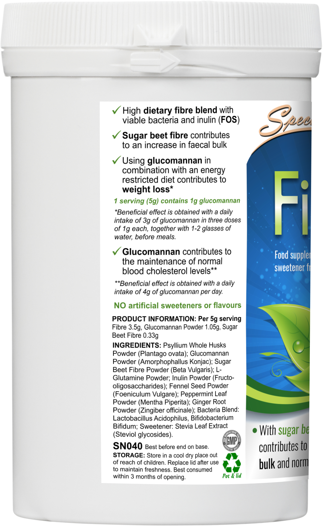 Fibre & Full - left side