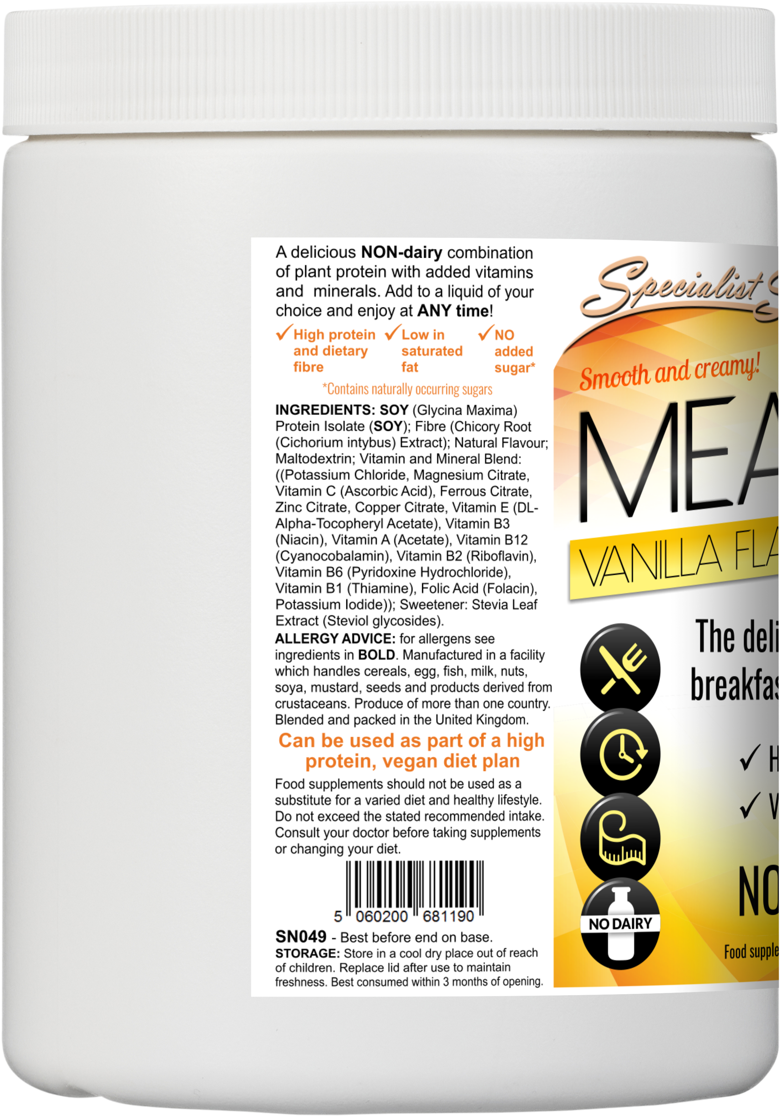 MEALtime (Vanilla) - left side