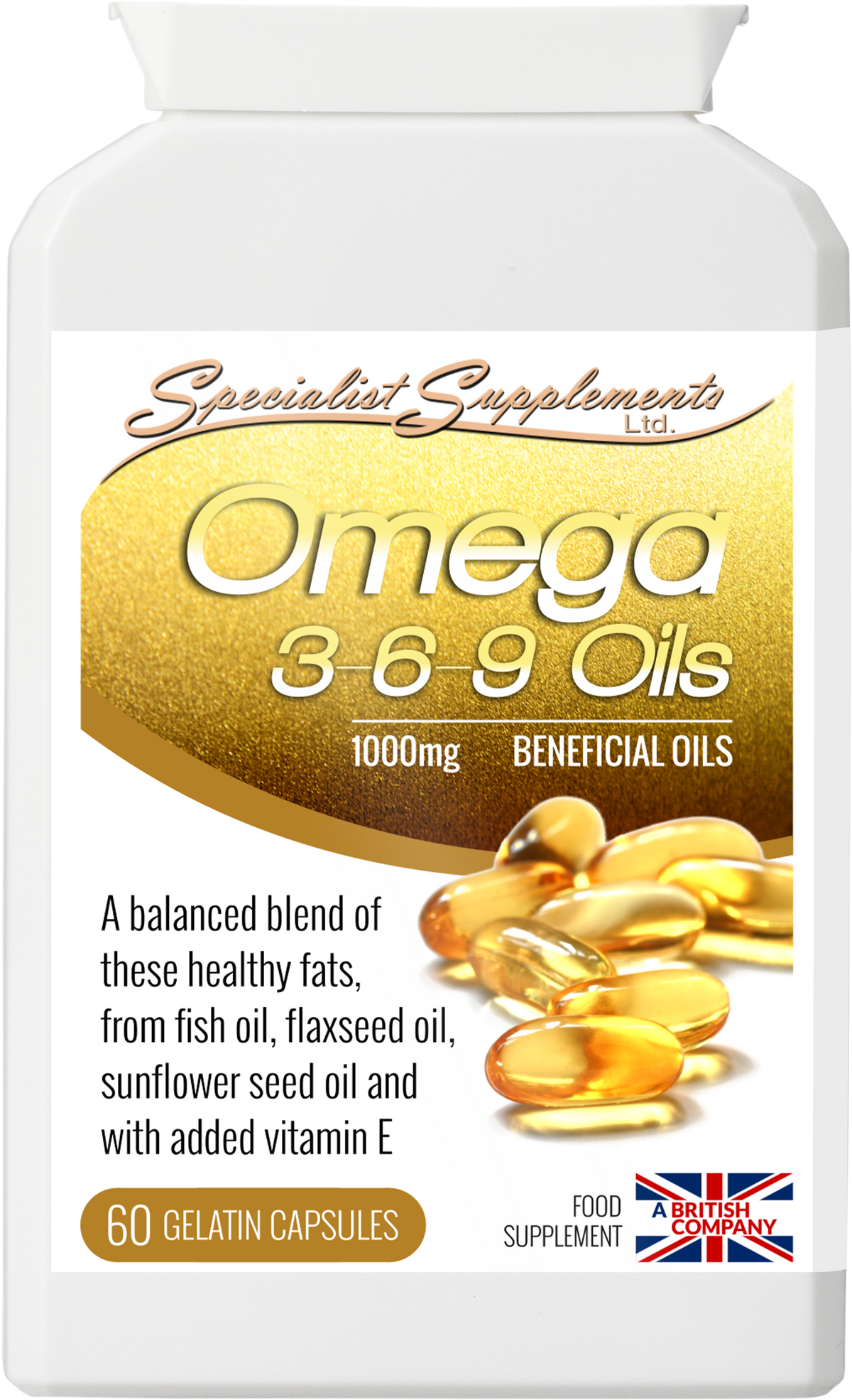 Omega 3-6-9 Oils - front of pack